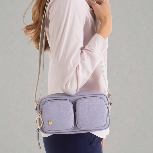 U-S P-O-L-O CROSSBODY BAG 27V0064AA purple(LVND) FOR WOMEN