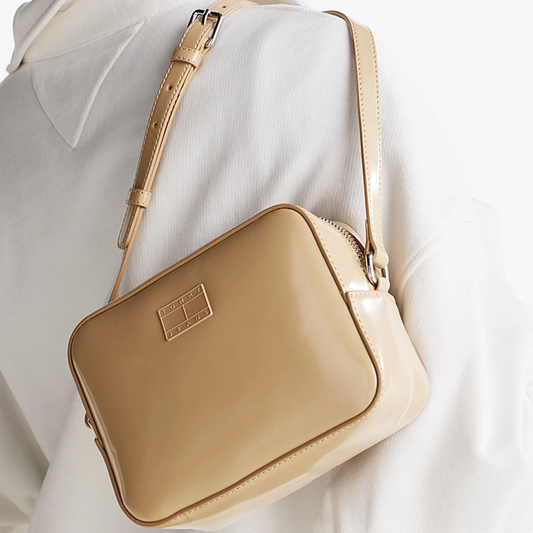 T.O.M-M.Y H.I.L.F-I.G.E.R CROSSBODY BAG AW0AW16965RBR Light Brown FOR WOMEN