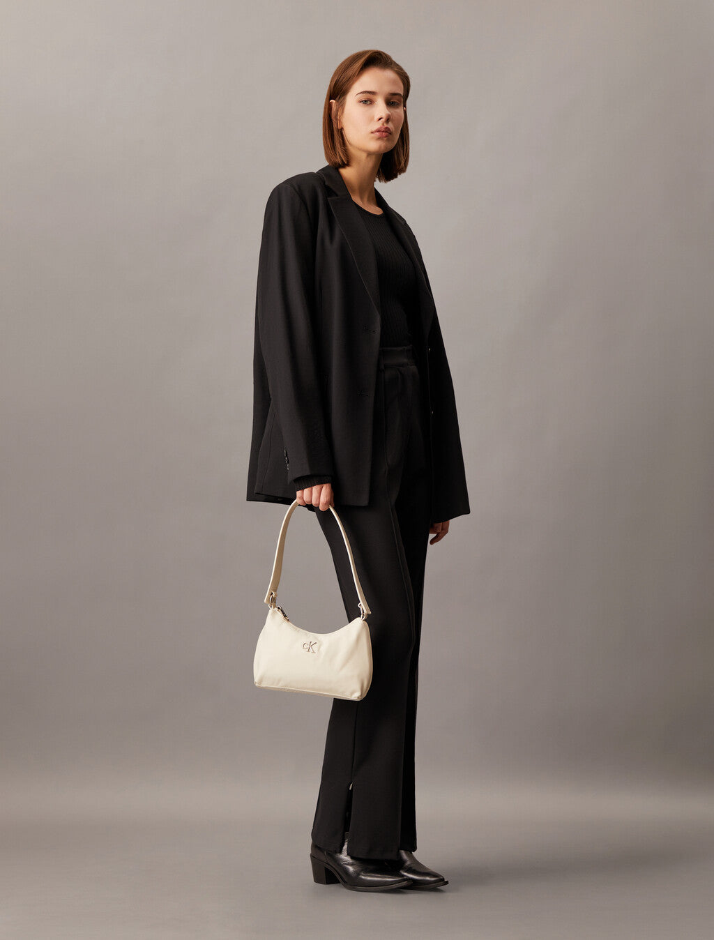 C.a.l.v.i.n K.l.e.i.n Sleek Nylon Shoulder Bag