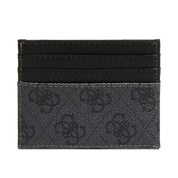 G-U-E-S-S CARDHOLDER SMCRTOLEA25 GREY&BLACK FOR MEN