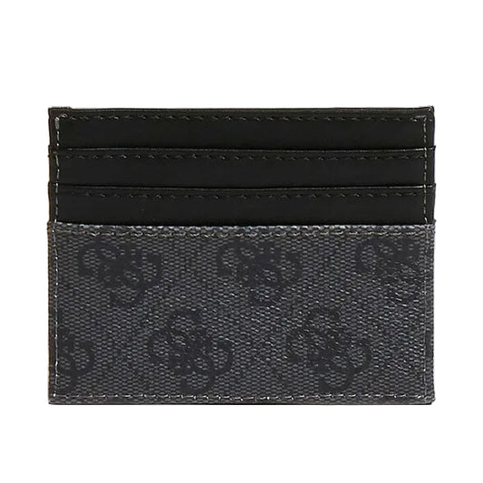 G-U-E-S-S CARDHOLDER SMCRTOLEA25 GREY&BLACK FOR MEN
