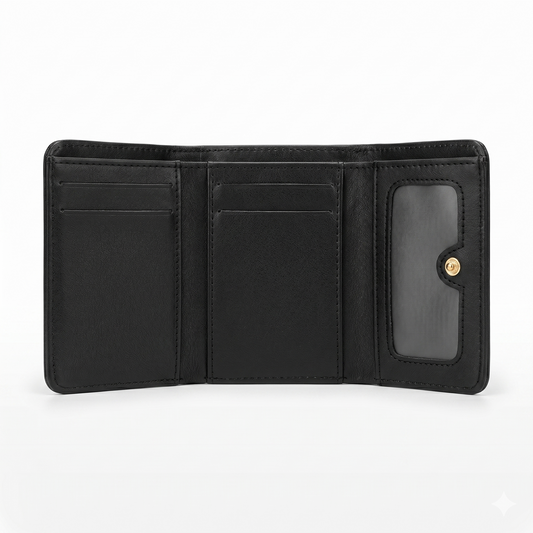 G-U-E-S-S WALLET BLACK VERNE FOR WOMEN