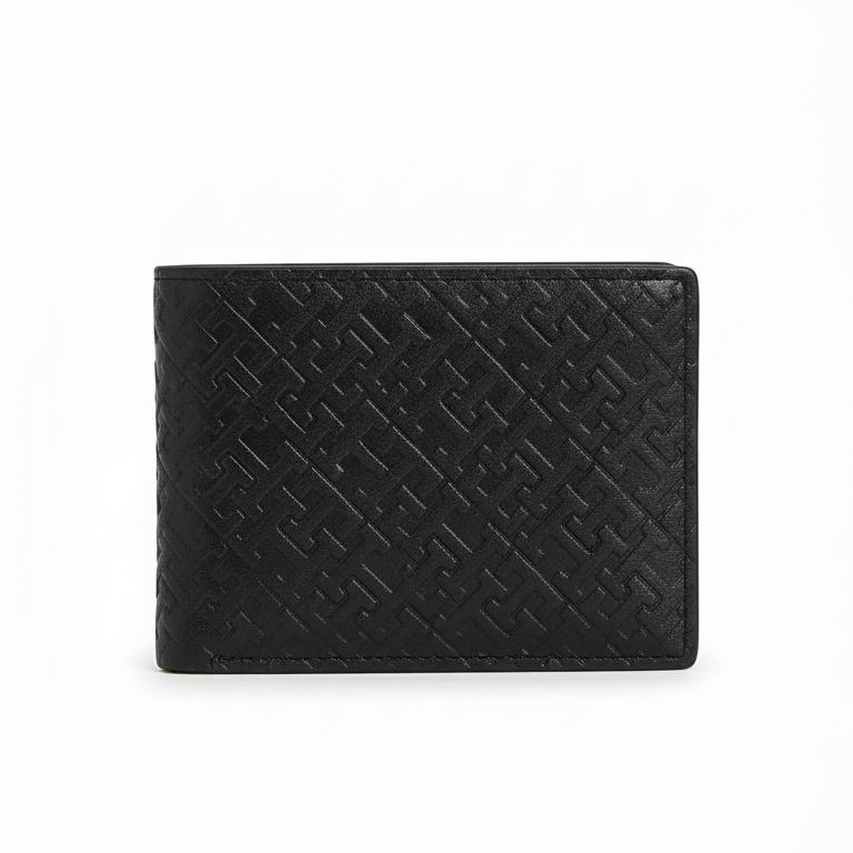T.O.M-M.Y H.I.L.F-I.G.E.R WALLET BLACK FOR MEN