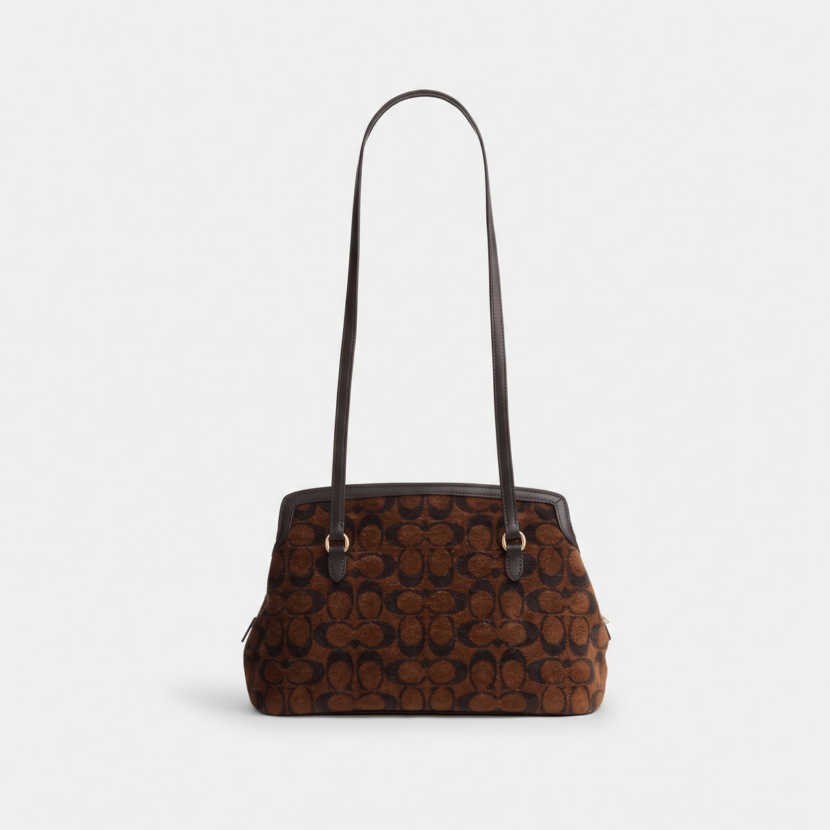 C-O-A-C-H SHOULDER BAG CFP36 BROWN MONOGRAM FOR WOMEN