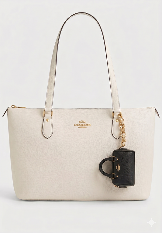 C-O-A-C-H WALLET & KEY CHAIN CU278 BLACK FOR WOMEN