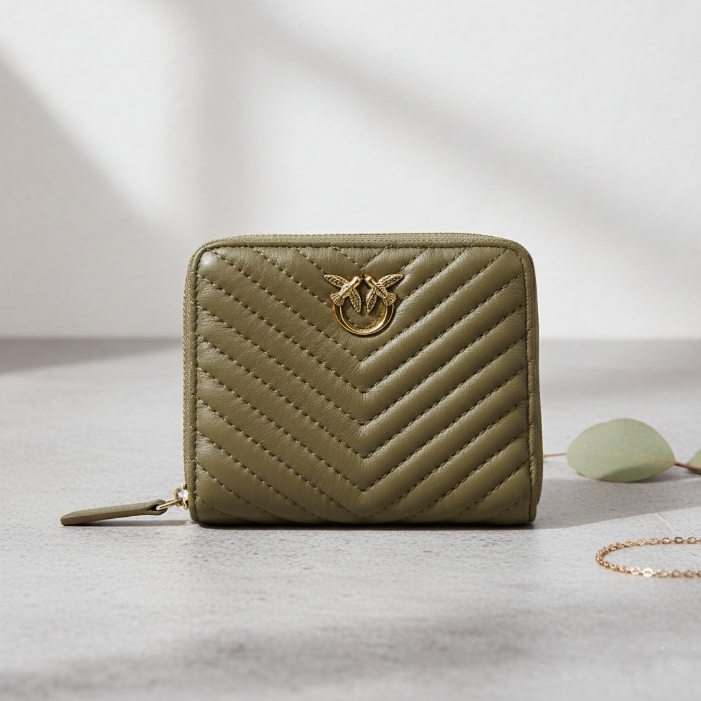 P-I-N-K-O WALLET 1P225T Y6XV OLIVE FOR WOMEN