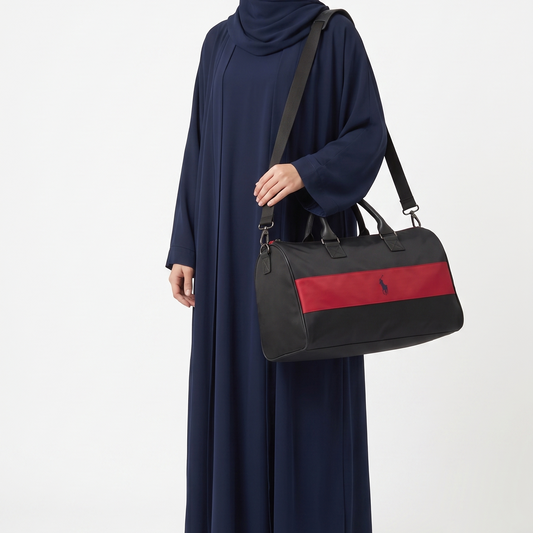 P-O-L-O R-A-L-P-H L-A-U-R-E-N CROSSBODY BAG BLACK&RED
