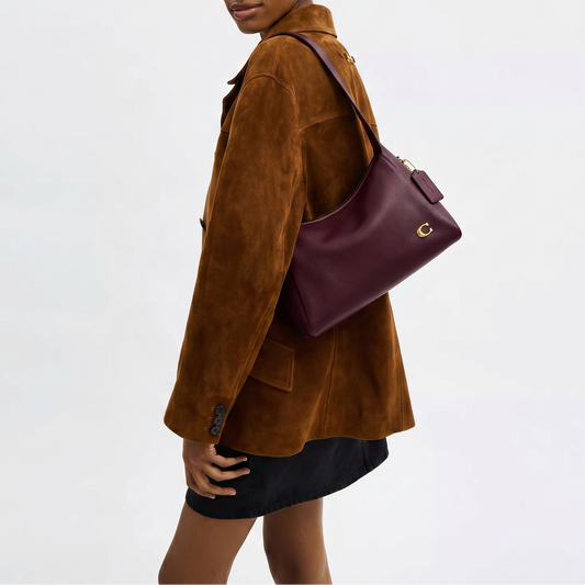 C-O-A-C-H SHOULDER BAG CCC45 Burgundy(Merlot) FOR WOMEN