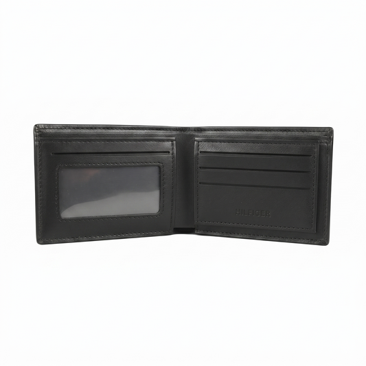 T.O.M-M.Y H.I.L.F-I.G.E.R WALLET BLACK FOR MEN