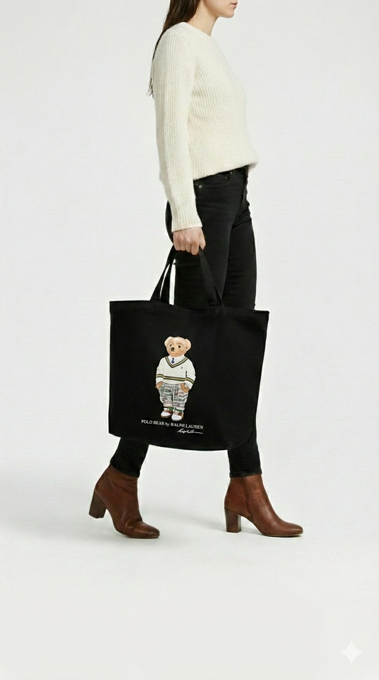 P-O-L-O R-A-L-P-H L-A-U-R-E-N HANDBAG BLACK FOR WOMEN