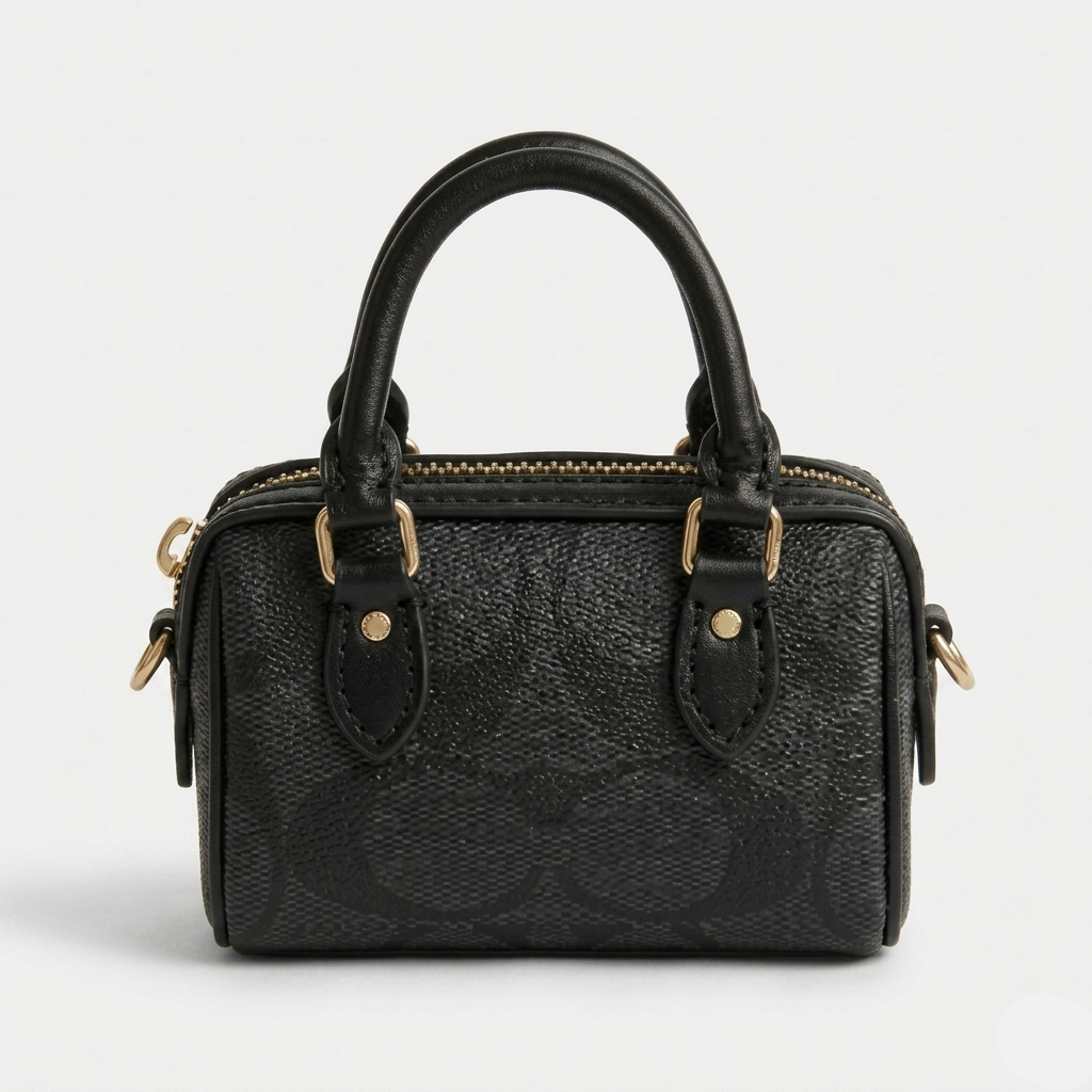 C-O-A-C-H WALLET & KEY CHAIN CU278 BLACK FOR WOMEN