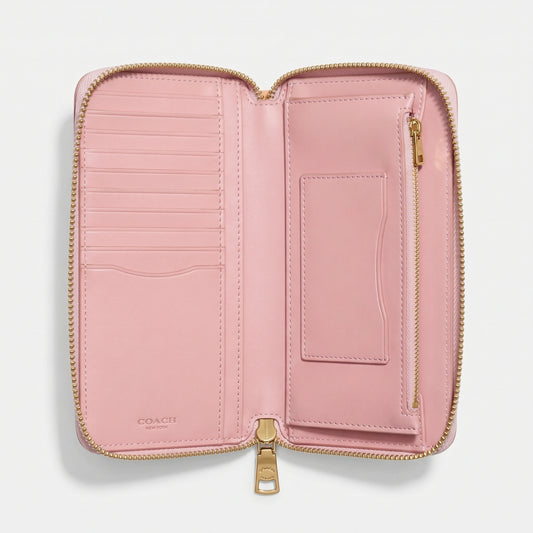 C-O-A-C-H WALLET&CARDHOLDER CBZ99 PINK MONOGRAM FOR WOMEN