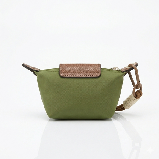 L-O-N-G-C-H-A-M-P COIN PURSE 34175089 MOOSE GREEN FOR WOMEN