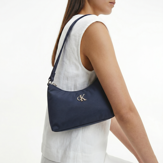 C-A-L-V-I-N K-L-E-I-N Sleek Nylon 4K0009G Shoulder Bag BLUE