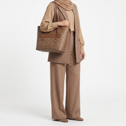 C-O-A-C-H SHOULDER BAG CC402 HAVAN MONOGRAM FOR WOMEN