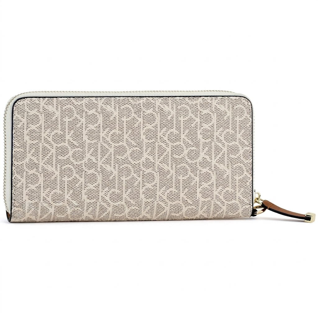 C-A-L-V-I-N K-L-E-I-N WALLET OFF WHITE MONOGRAM FOR WOMEN