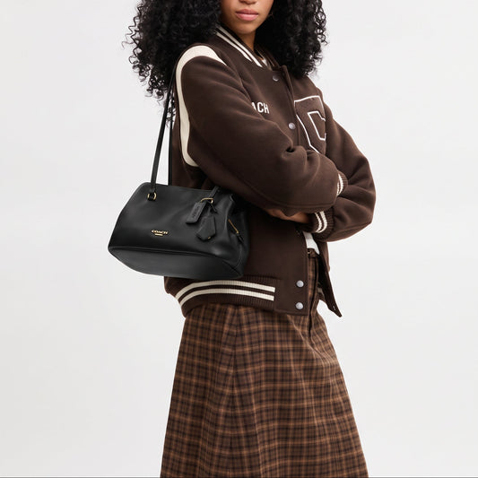 C-O-A-C-H SHOULDER BAG CFP35 BLACK FOR WOMEN
