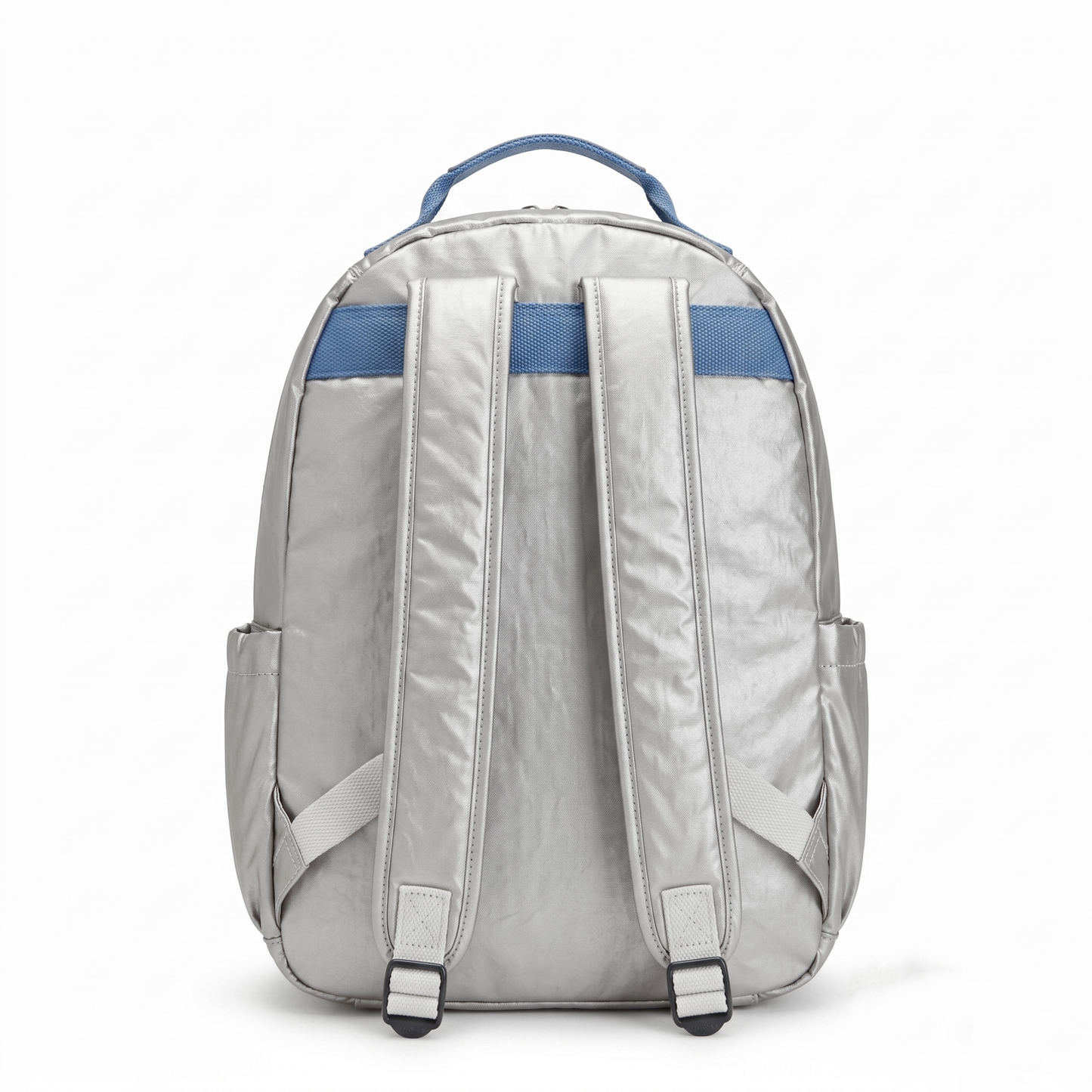 K.I.P.L.I-N.G BACKPACK KI5210 METALLIC SILVER SPLICING