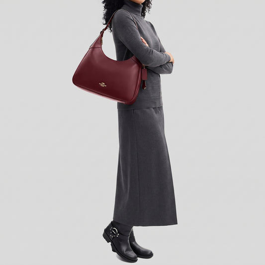 C-O-A-C-H SHOULDER BAG CCE48 WINE RED FOR WOMEN
