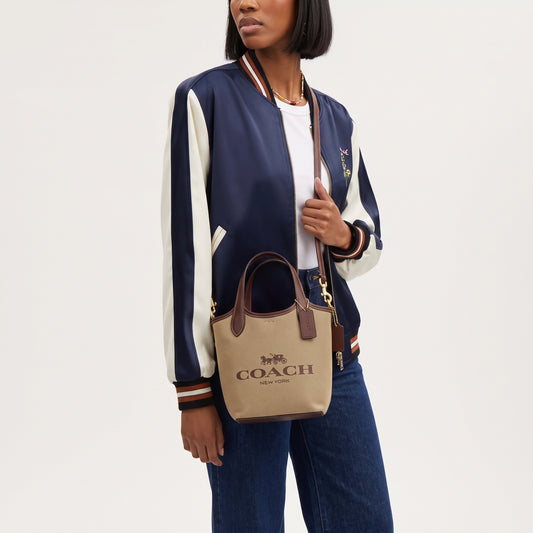C-O-A-C-H CROSSBODY BAG CR169 BEIGE&BROWN FOR WOMEN