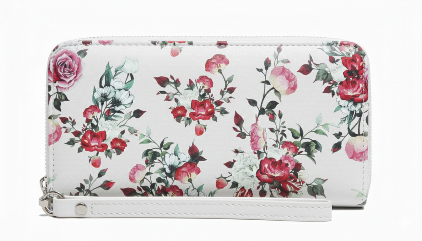 G-U-E-S-S WALLET WHITE FOR WOMEN