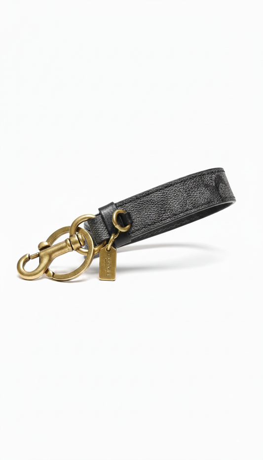 C-O-A-C-H Loop Key Fob In Signature Canvas