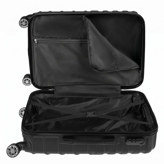 T-R-A-V-E-L LUGGAGE BAG BLACK (35L)