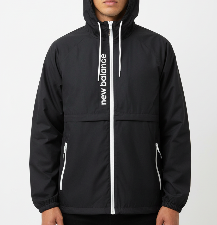 N.e.w B.a.l.a.n.c.e Tech Jacket Quilted Comfort Full Zip with Pockets Black