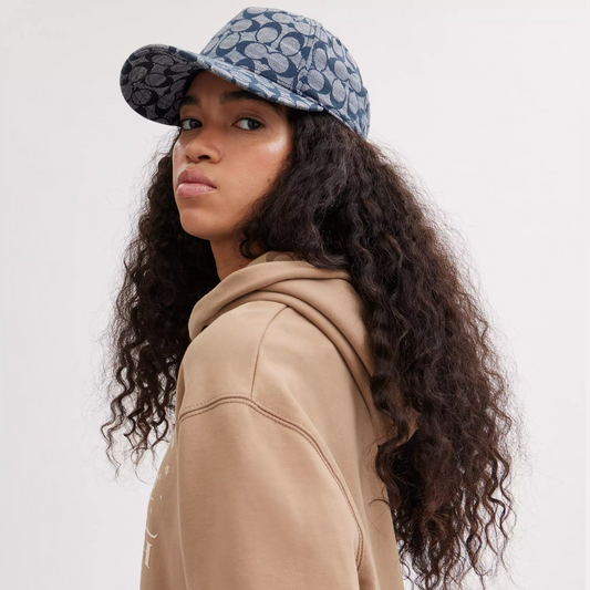 C-O-A-C-H CAP C1496 BLUE MONOGRAM