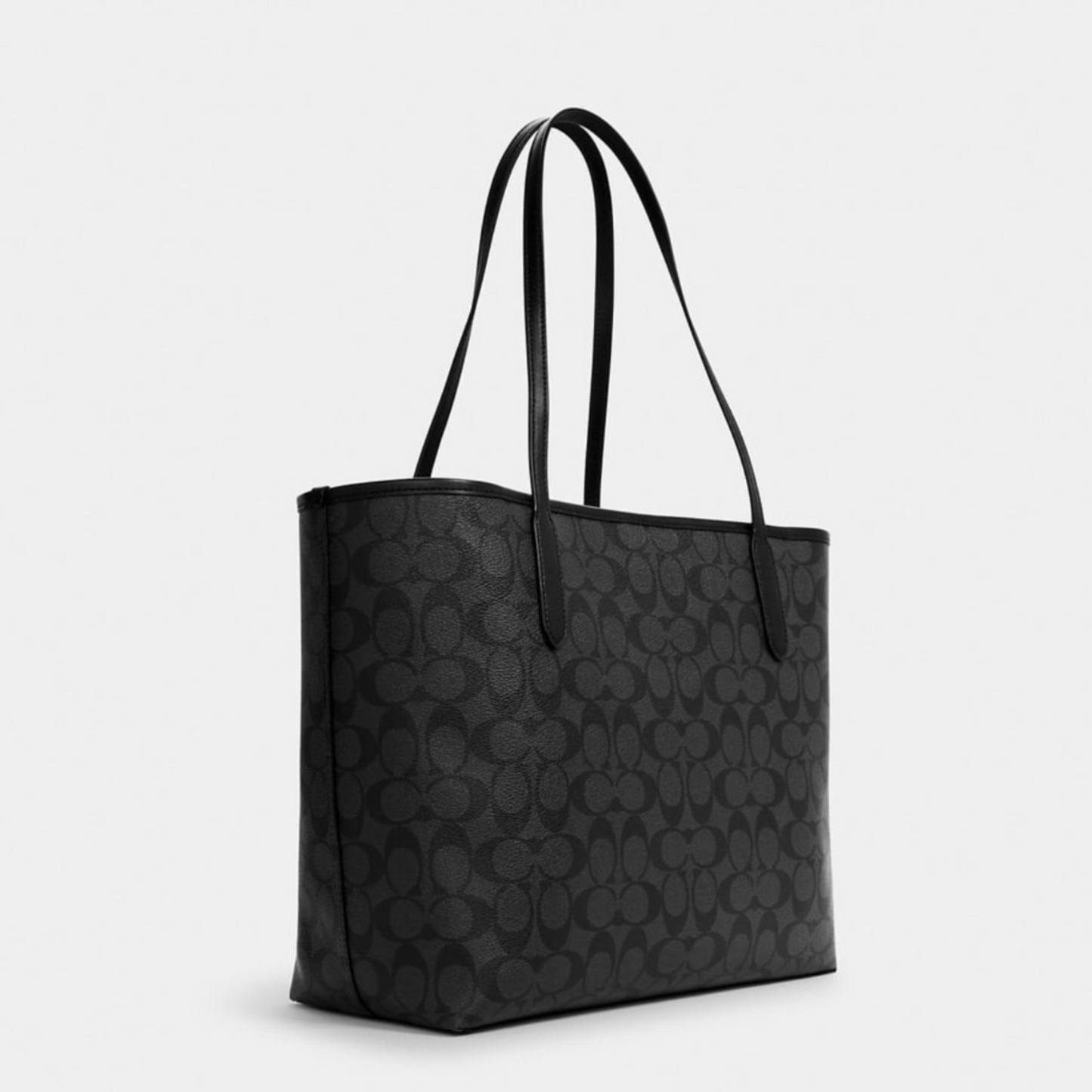 C-O-A-C-H SHOULDER BAG F5696 BLACK MONOGRAM FOR WOMEN
