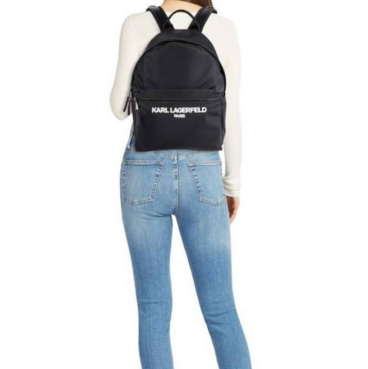 K.A-R.L L.A.G.E-R.F.E.L.D BACKPACK BAG BLACK
