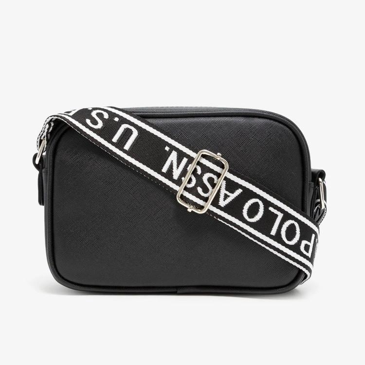 U-S P-O-L-O CROSSBODY BAG 27A278AA BLACK FOR WOMEN