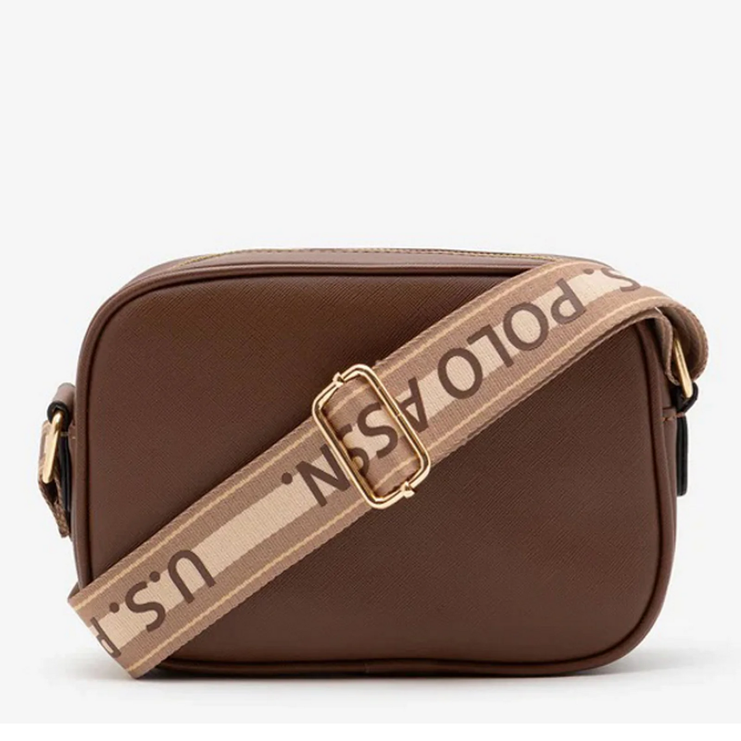 U-S P-O-L-O CROSSBODY BAG 27A278AA BROWN FOR WOMEN