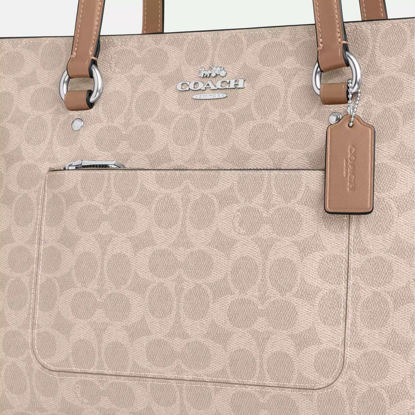 C-O-A-C-H SHOULDER BAG CAZ00 BEIGE FOR WOMEN