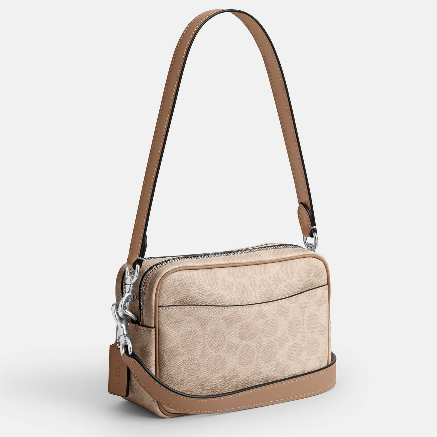 C-O-A-C-H CROSSBODY BAG CEK69 BEIGE MONOGRAM FOR WOMEN