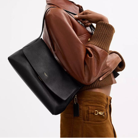 C-O-A-C-H SHOULDER BAG CDS58 BLACK FOR WOMEN