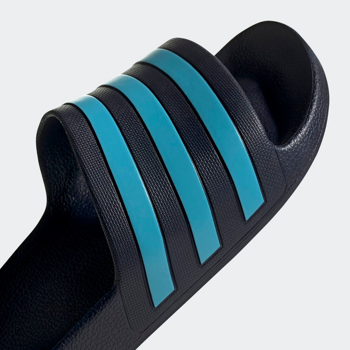 A-D-I-D-A-S Slide Sandals EG1757 BLACK & BLUE