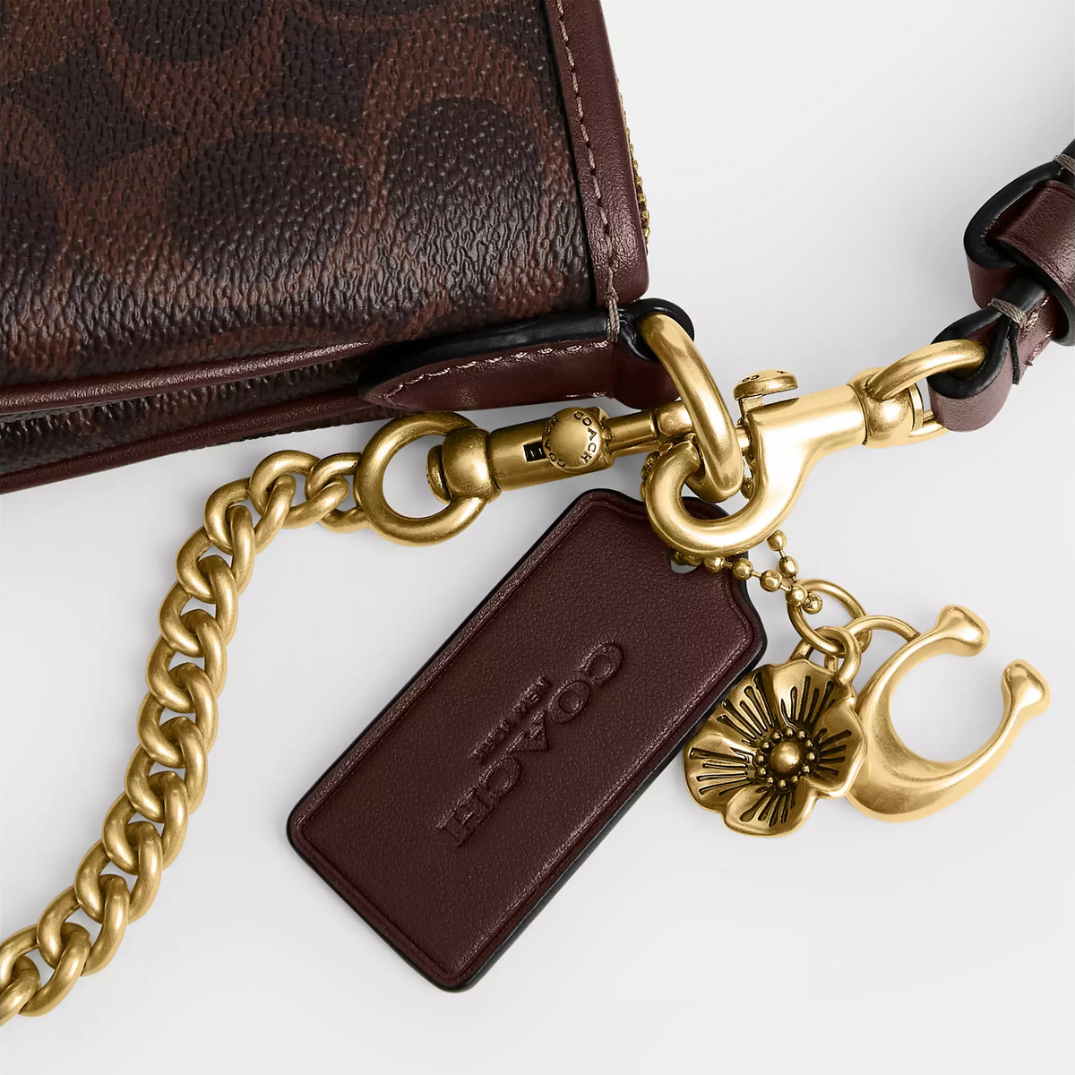 C-O-A-C-H CROSSBODY BAG CEY53 BROWN MONOGRAM FOR WOMEN