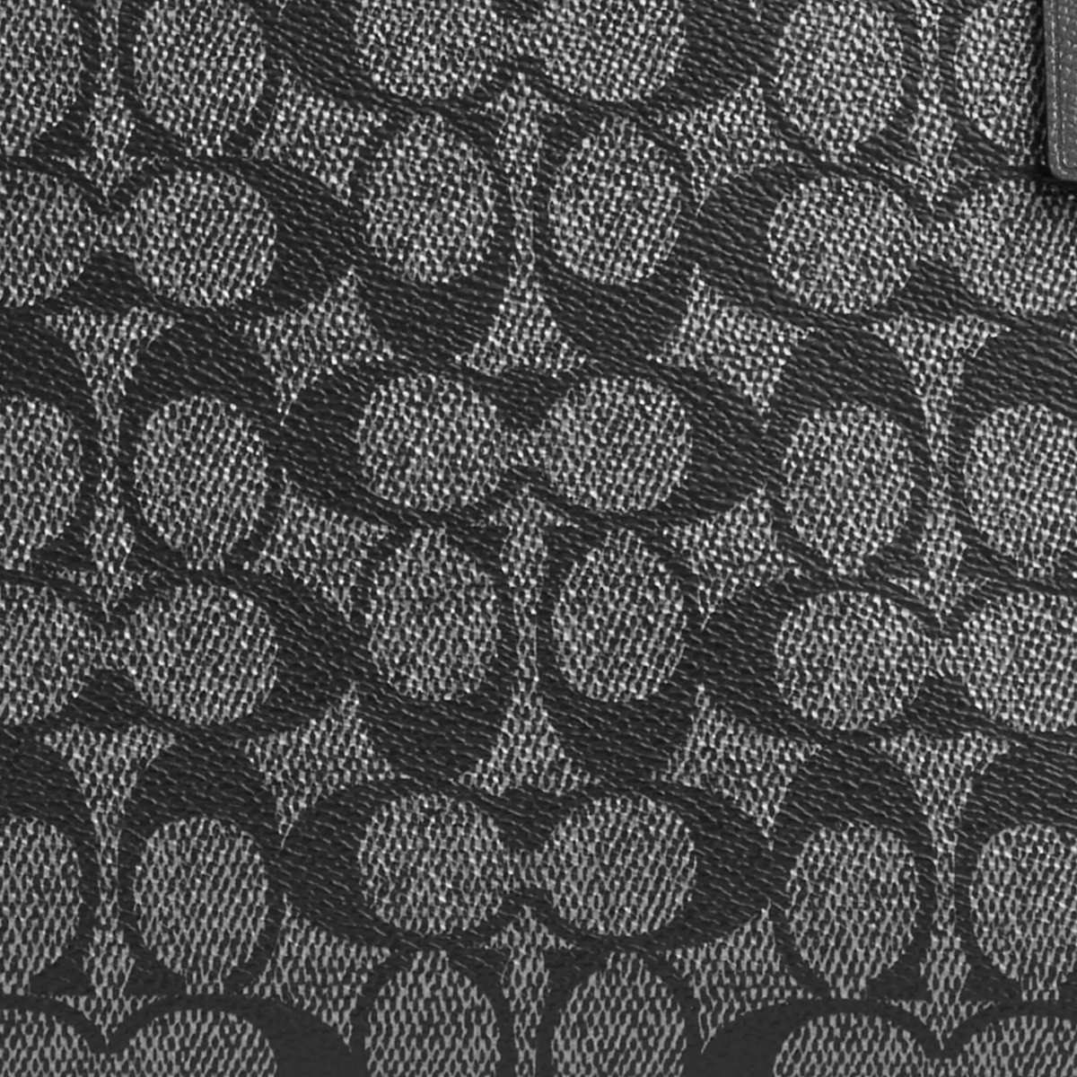 COACH SHOULDER BAG CW396 SILVER - BLACKMONOGRAM FOR WOMEN