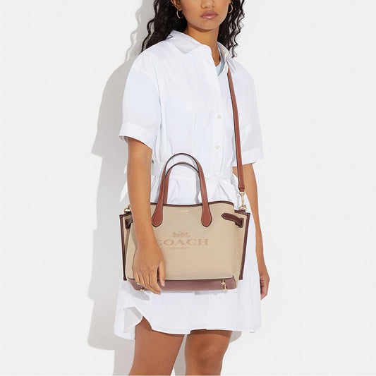 C-O-A-C-H CROSSBODY BAG CH189 BEIGE&BROWN FOR WOMEN