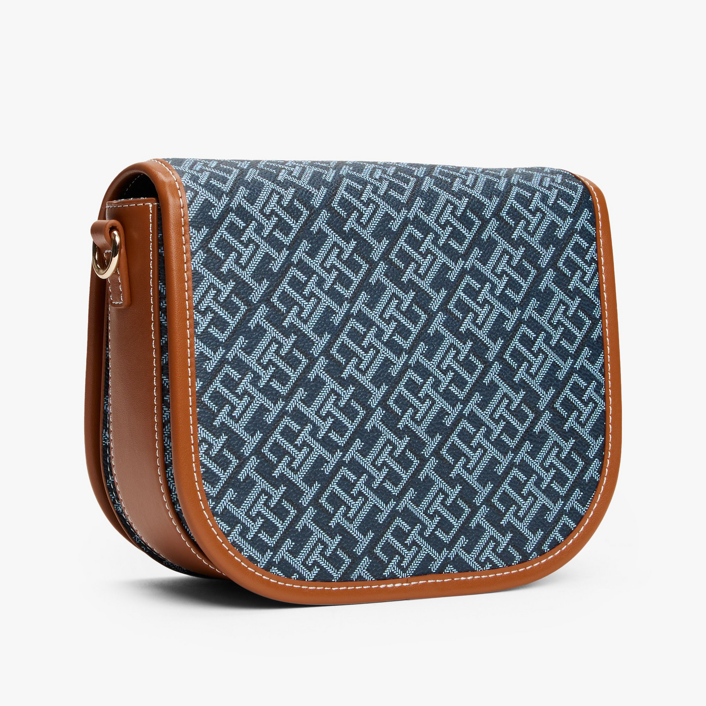 T.O.M-M.Y H.I.L.F-I.G.E.R CROSSBODY BAG HAVAN&BLUE MONOGRAM (Space Blue) FOR WOMEN