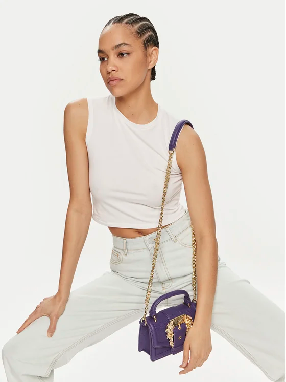V.E.R.S.A.C.E J.E.A.N.S C.O.U.T.U.R.E CROSSBODY BAG