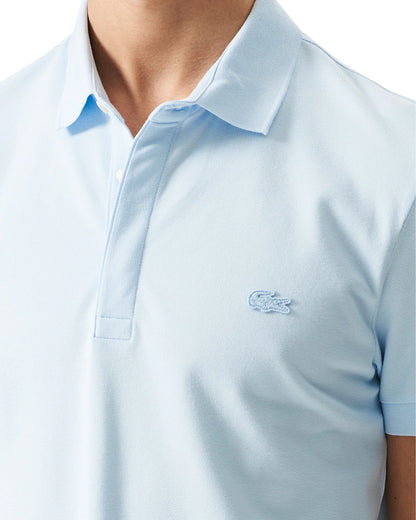 L.a.C.O-S.T.E P.O.L.O shirt Slim Fit Paris Stretch Pique Polo Shirt Light Green/Blue/Green/Purple/Light Blue/Navy Blue