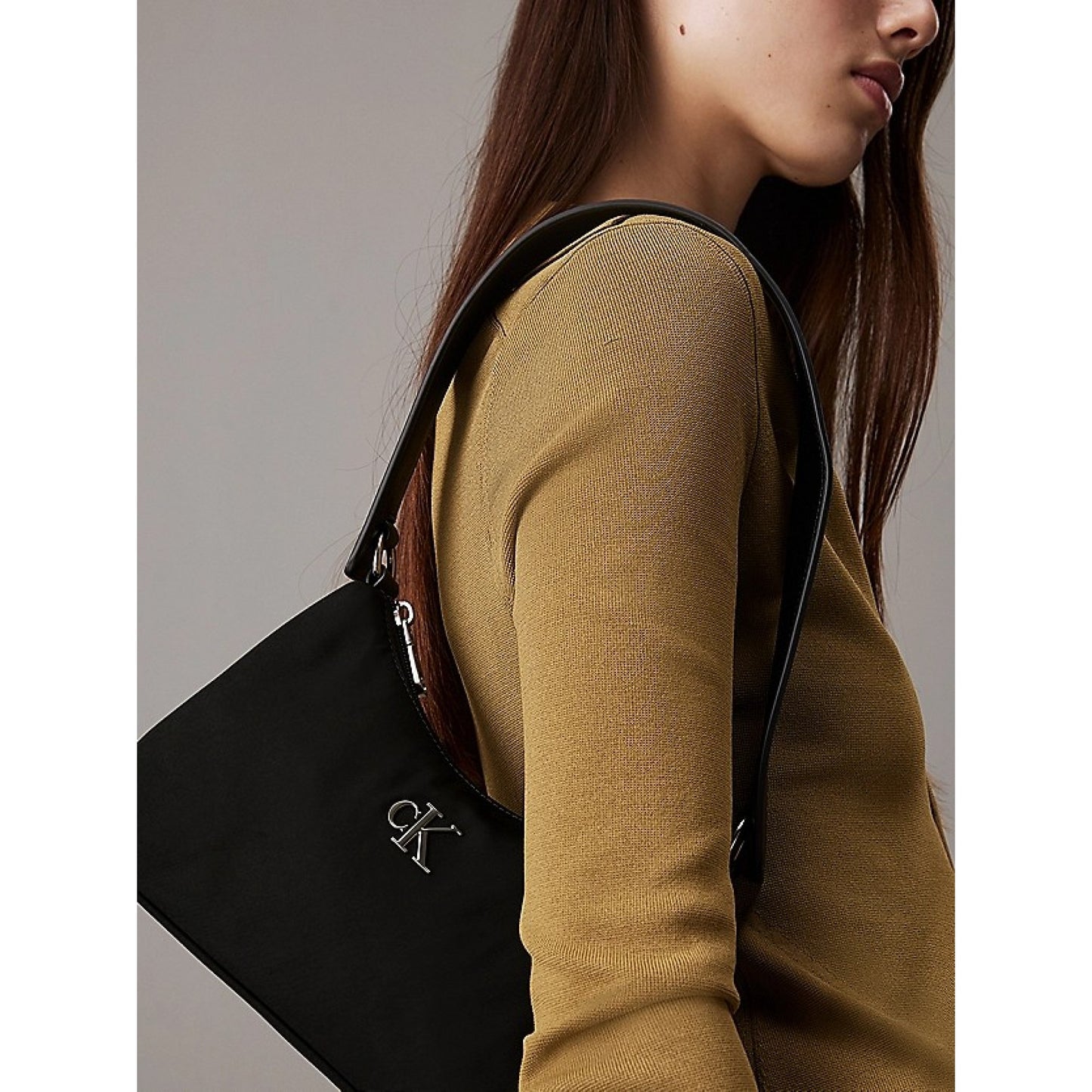 C.a.l.v.i.n K.l.e.i.n Sleek Nylon Shoulder Bag