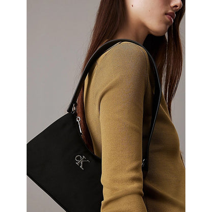 C-A-L-V-I-N K-L-E-I-N Sleek Nylon Shoulder Bag
