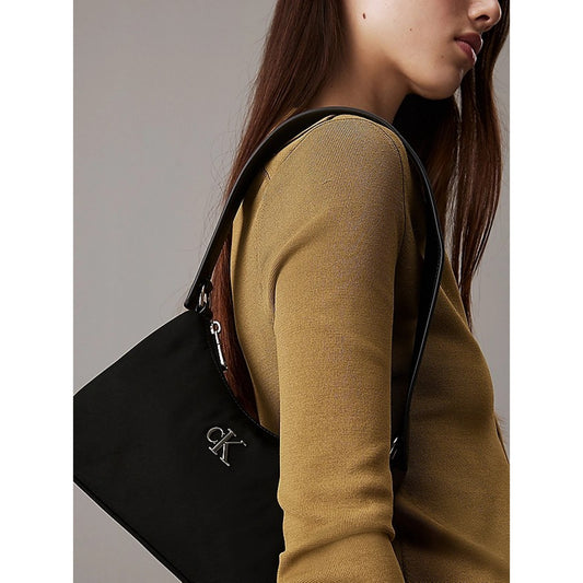 C-A-L-V-I-N K-L-E-I-N Sleek Nylon Shoulder Bag