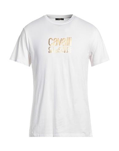 C.A.V-A.L.L.I C.L.A.S.S T-shirt White/Blue/Black - Gold