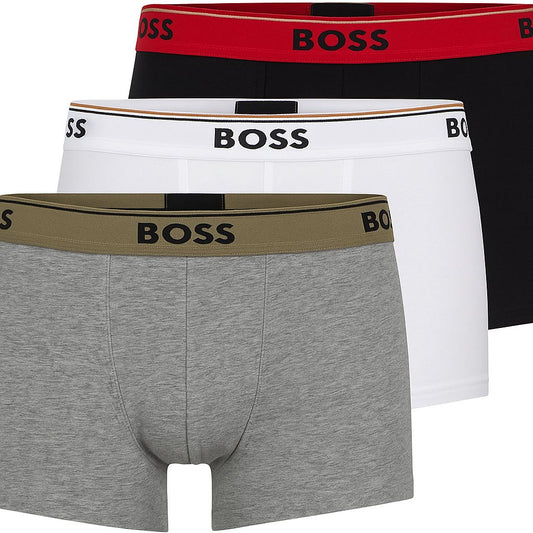 B.o-S.S. 3 Pack Power boxer / Trunks cotton stretch - Multi colors