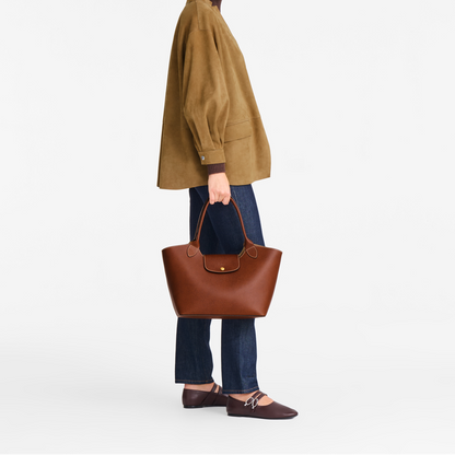 L.O.N.G-C.H.A.M.P TOTE BAG 10346HYZ035 BROWN FOR WOMEN