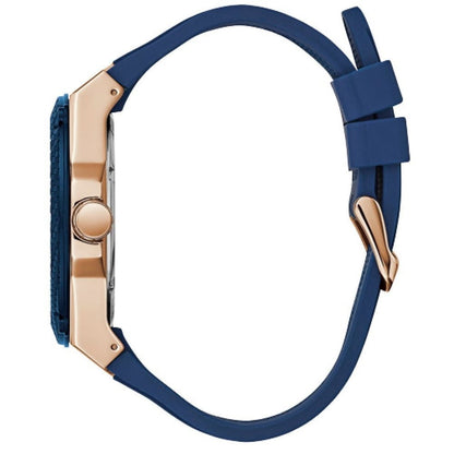 G-U-E-S-S Watch W1049G2 DARK BLUE&ROSE GOLD FOR MEN